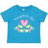 Inktastic Pawpaw's Girl- Heart Flowers Toddler T-Shirt Family Cute Pawpaw New