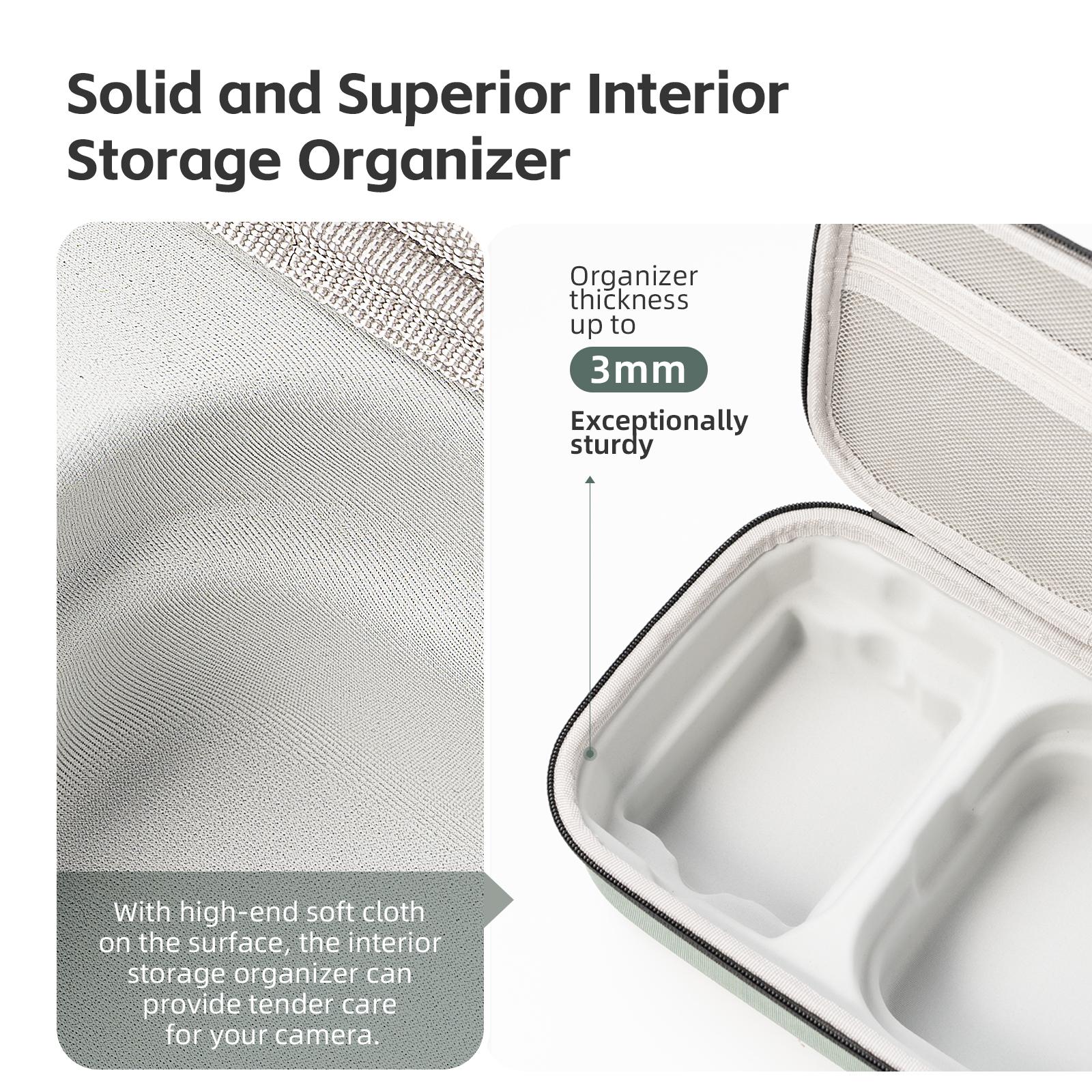 

Сумка для зберігання для DJI Neo Захисний чохол для перенесення Fly More Combo Ударостійкий для DJI RC N3 Кейс для пульта дистанційного керування Аксесуари для дрона білий