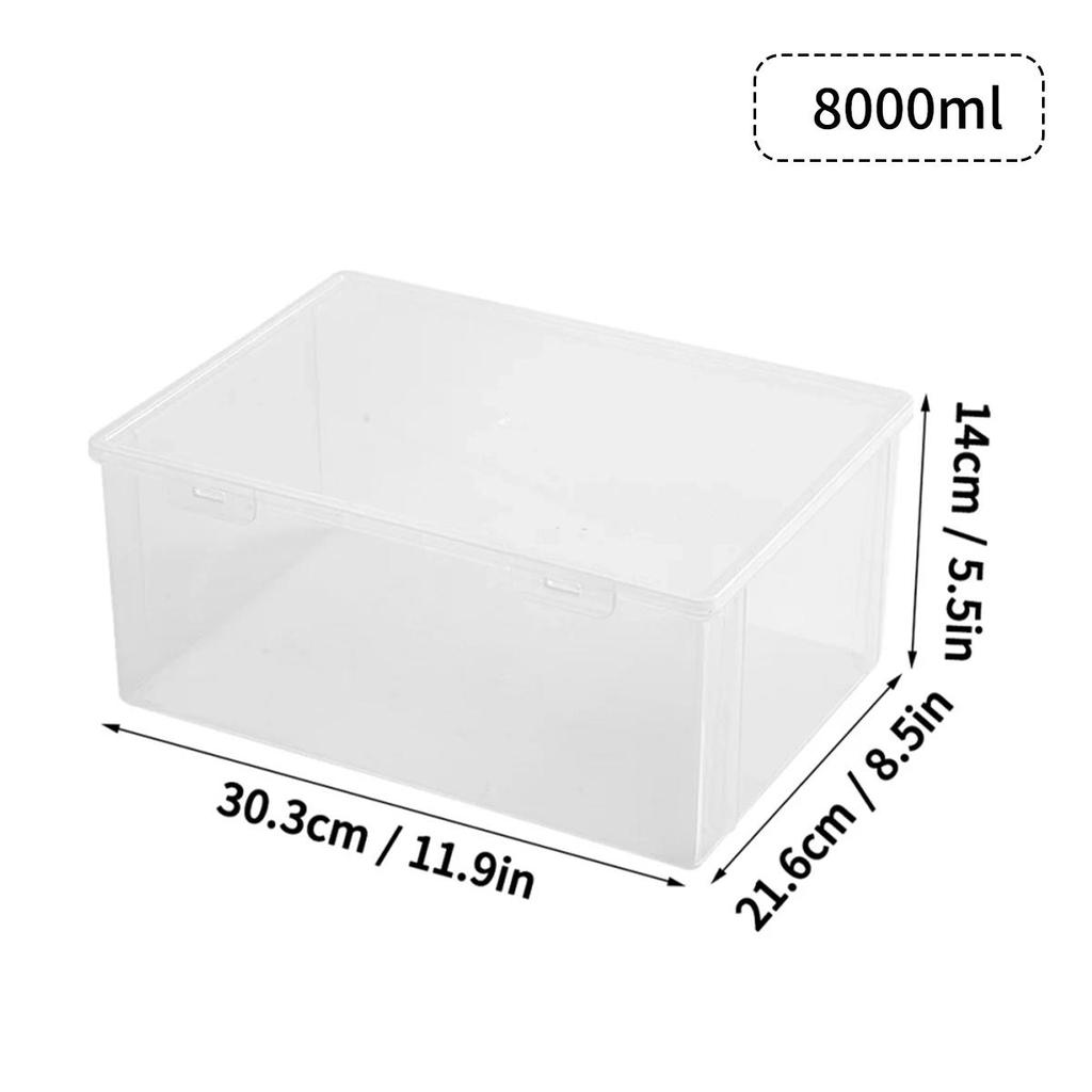 Home Office Supplies Storage Box Multifunctional Desktop Large Capacity A4 Paper Transparent Plastic Organizer Box