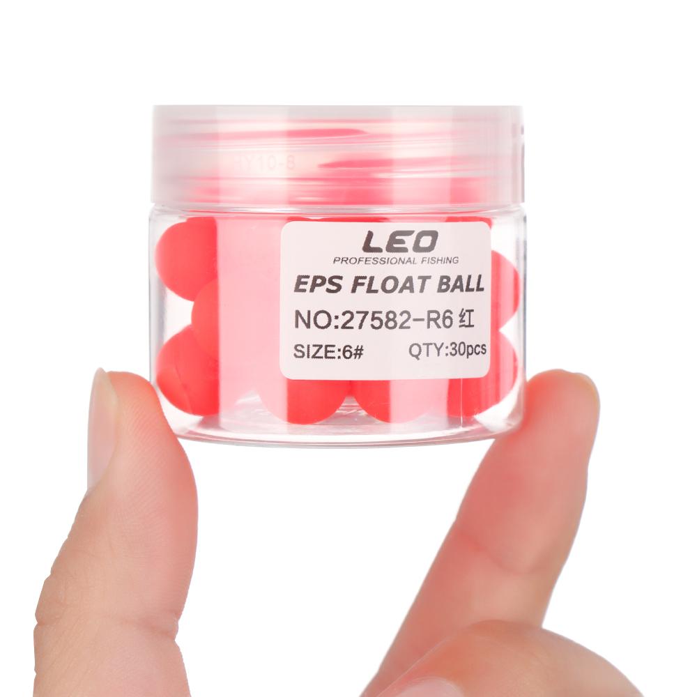 30pcs High Quality EPS Rig Rigging Material Beans Bottom Foam Floats Ball Fishing Floats Beads