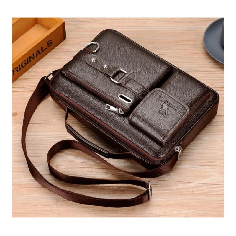 Men's Shoulder Bag, Business Commuting Shoulder Bag, Waterproof and Wear-resistant