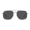 Ray-Ban Fashion Trend Pilot Style Alloy Sunglasses Unisex Sunglasses Black RB3699004K8
