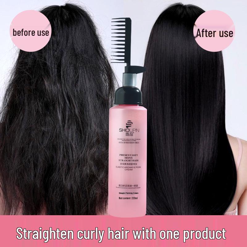 One Comb No-Heat Hair Straightening Cream for Women – Smooth, Long-Lasting Hold