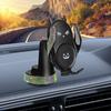 Diamond Crystal Gravity Car Cell Phone Holder Cute Smiling Face Auto Telphone Navigation Rotary Stand Car Accessories for Women