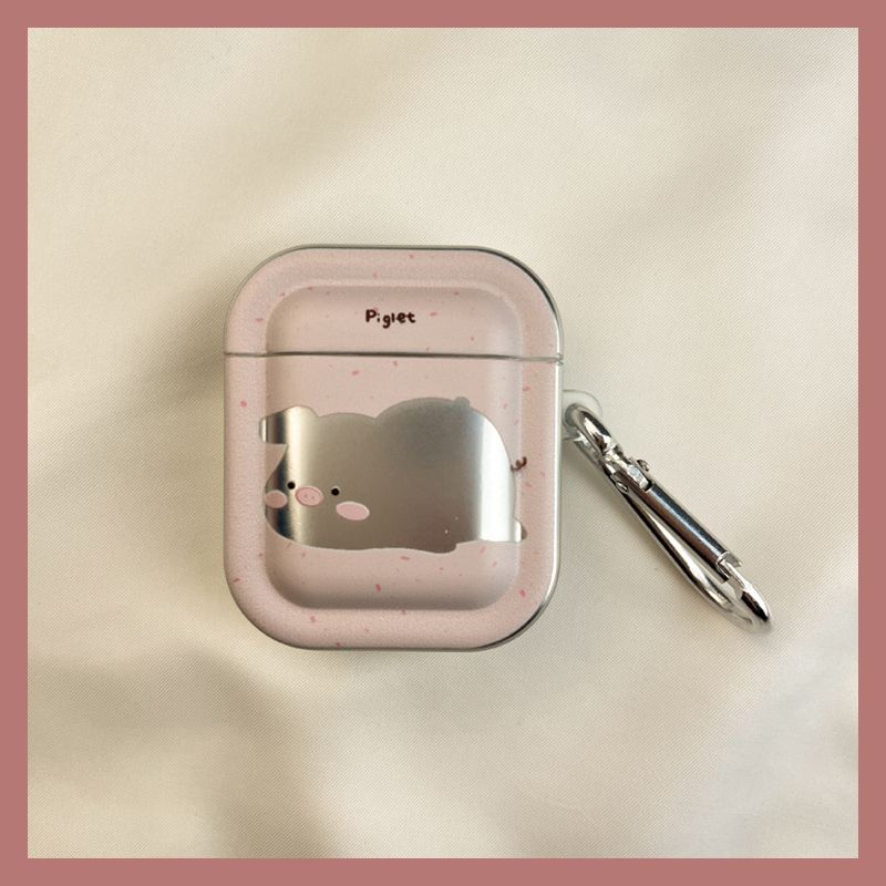 

Чехол для Airpod3 для Apple Pro Чехол для наушников Второе поколение Беспроводной Bluetooth 1 Третье поколение Aipods2 Поколение Airpodpro Пятое поколение 5 AirPods 4 Pink Piggy Single Shell