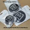 Modified Bonnet Hood or Rear Trunk or Hubcap B Logo Emblem Badge Sticker for BRABUS W213 W204 W205 W254 W210 W211 W220 W464 W253