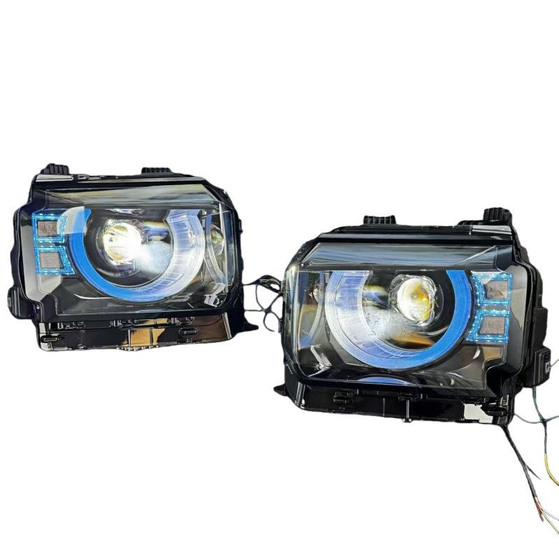 Jetour Traveler T2 LED Headlight Assembly (23-25 Models) - Modified Blue One-Swipe Laser Headlights