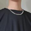 Men's Chunky Cuban Necklace: European-American Style Titanium Steel Hip-Hop Chain