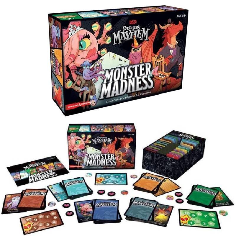 Exciting Dungeon Mayhem Strategy Game With Colorful Monsters For Family Fun