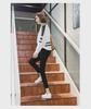 High-Waist Black Summer Leggings for Women, 2024 Slim Fit, Thin Elastic Style