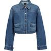 VEROMODA Women's Modern Retro Denim Cropped Jacket