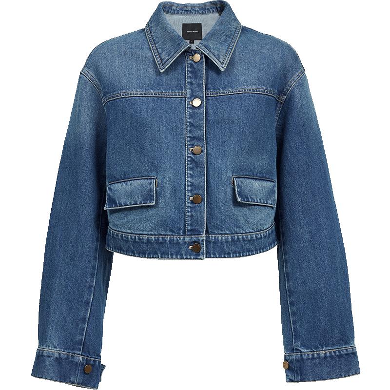 

VEROMODA Women s Lyocell Blend Denim Short Jacket M