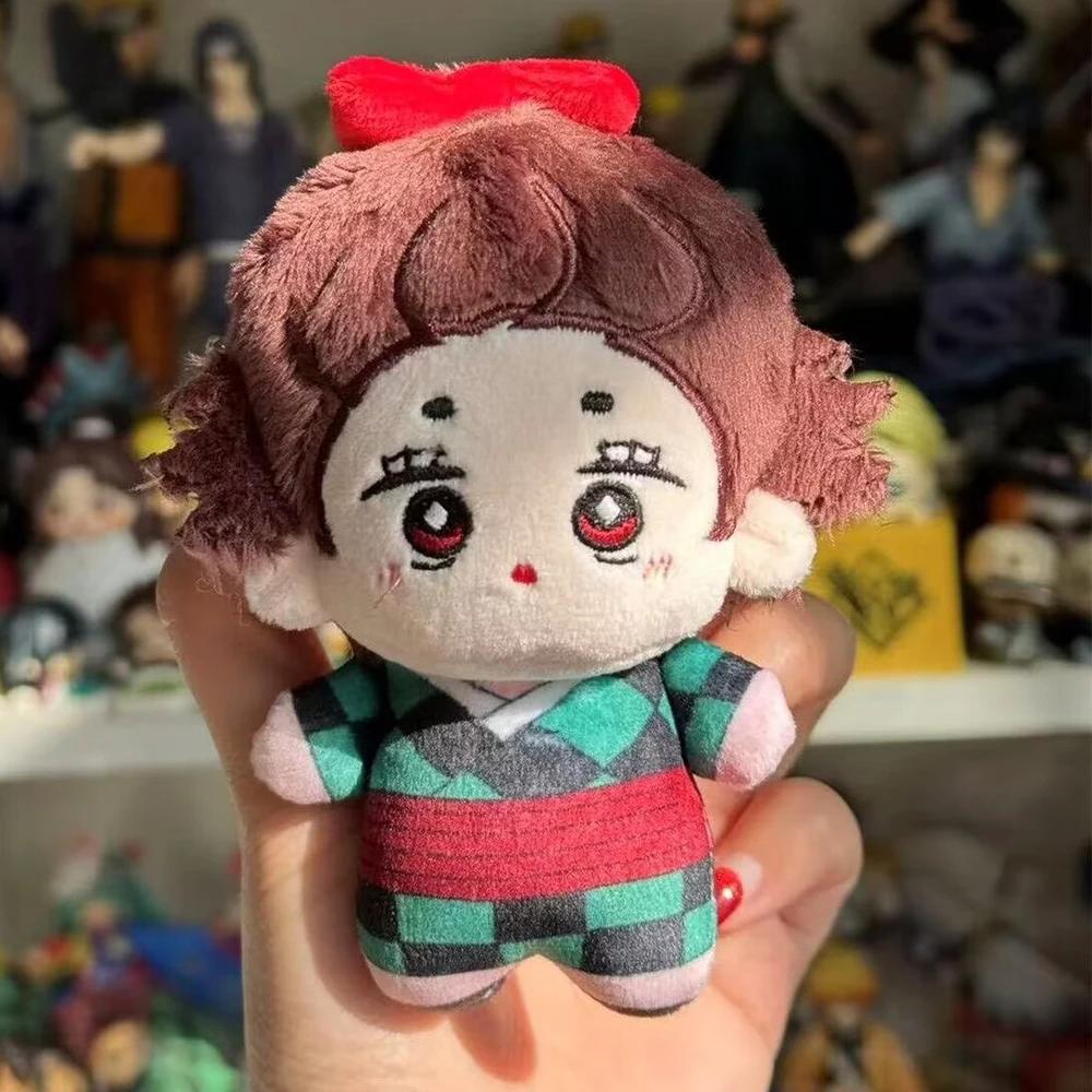10Cm Kamado Tanjirou Plush Doll Anime Agatsuma Zenitsu Plush Toy Body Demon Hashibira Inosuke Stuffed Dolls Xmas Birthday Gifts