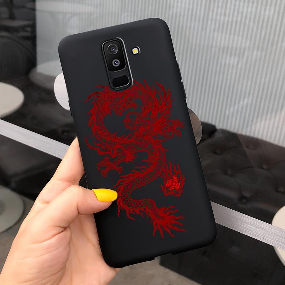 For Samsung A6 Plus 2018 Case Original Butterfly Silicone Funda Soft Protective Cover For Samsung Galaxy A6 2018 A6+ A6Plus Capa
