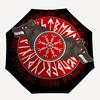 Viking Norse Rune Umbrella, Cute Umbrella with Cute Design, Portable 3-Fold Compact Umbrella for Men & Women, Valentine's Day Mother's Day Gift S505