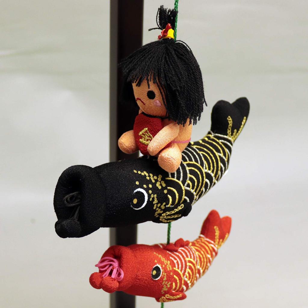 May Dolls Indoor Carp Streamers Kintaro Carp Streamers Small Size (Height 65cm)