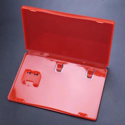 Transparent Game Card Box Plastic with Book Holder Storage Case Box Red Cartridge Holder Shell for Switch 2 For Inserted Cover