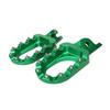 Green Footpegs Foot Pedals Rests For Kawasaki KX250F/450F 09-18 KX65 00-19
