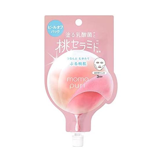Momopuri Fresh Peel Off Pack 20mL Pack Peel Off Pack Peel Off Pack Exfoliation Care Dull Care Transparency Plump and Pure Peach Glossy Skin