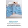 1 Piece of Cool Summer Blanket. The Blanket Is Thin, Breathable, and Machine Washable, Suitable for Summer Sleepers with Air Cooling