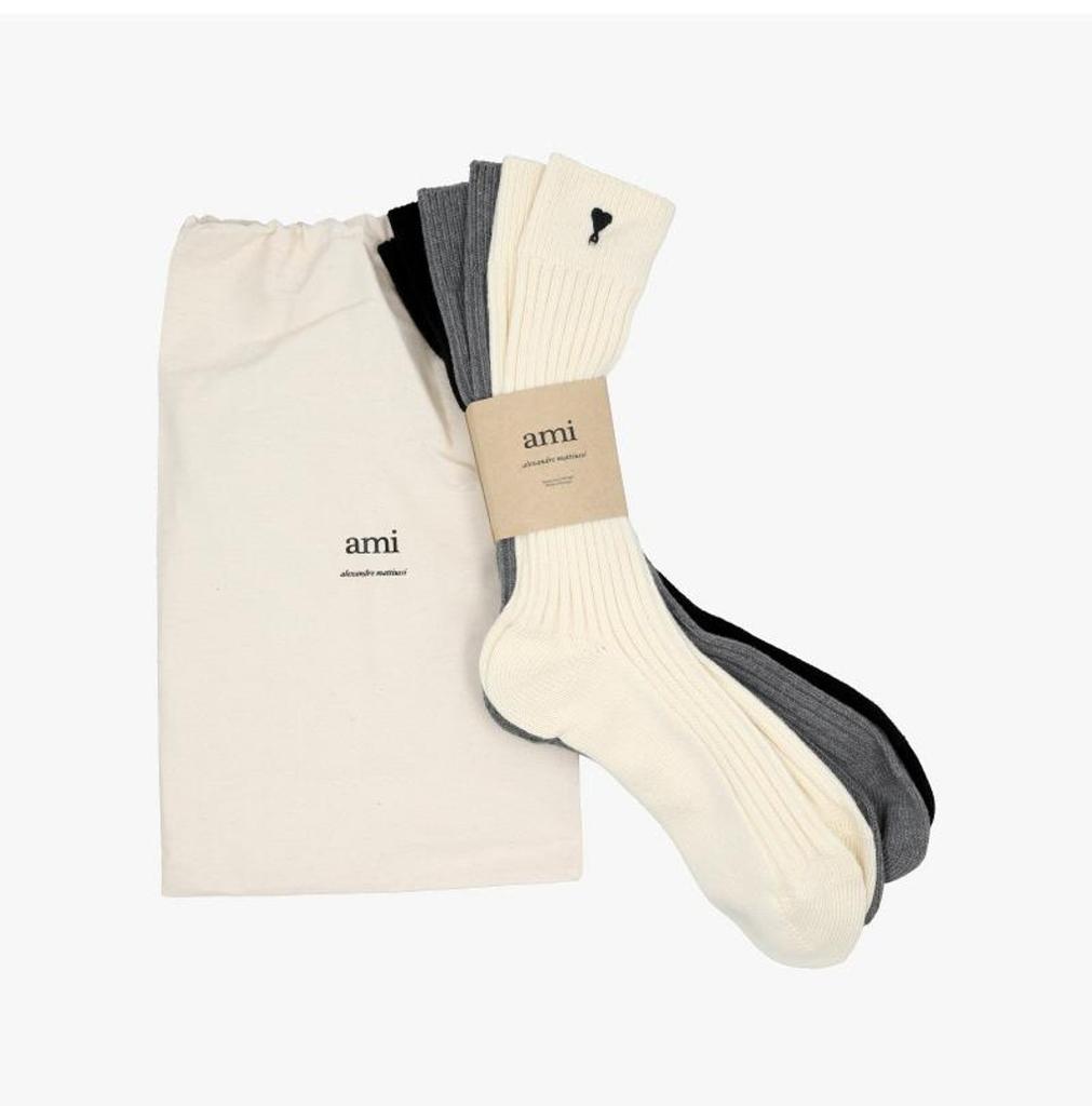 [AMI AMI] USC611 AK0007 971 Skarpety Unisex