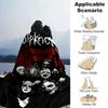 1ks Slipknot Měkká flanelová přikrývka pro všechna roční období pro domácnost, kancelář, venkovní použití Odolný komfort Měkká teplá přikrývka pro domácnost