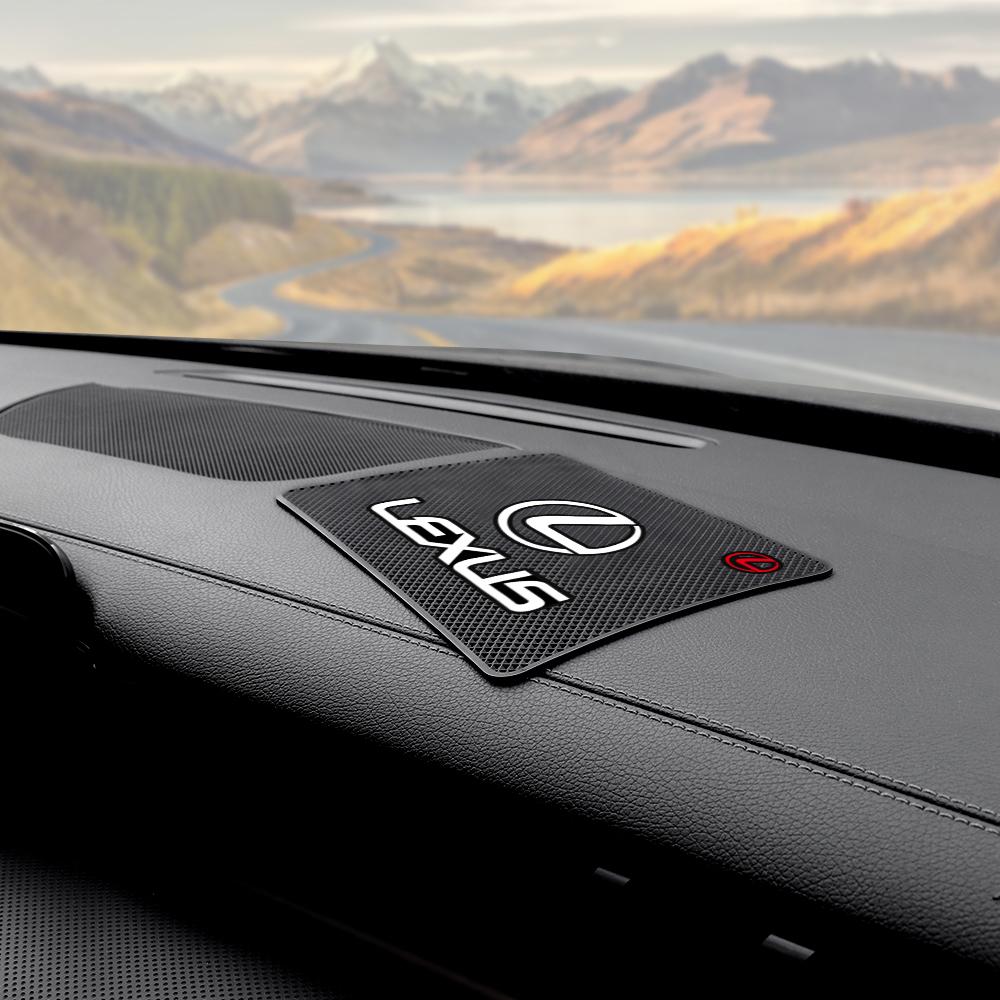1Pcs Car Styling Waterproof Silicone Mat Dashboard Decoration Anti-Slip Pad For Lexus EX300h RX450h Al20 ES300h NX RX GS IS LX