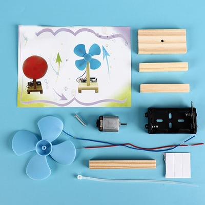 1ks Blue Diy Electric Fan Experiment Model Fyzika Science Elementary Education