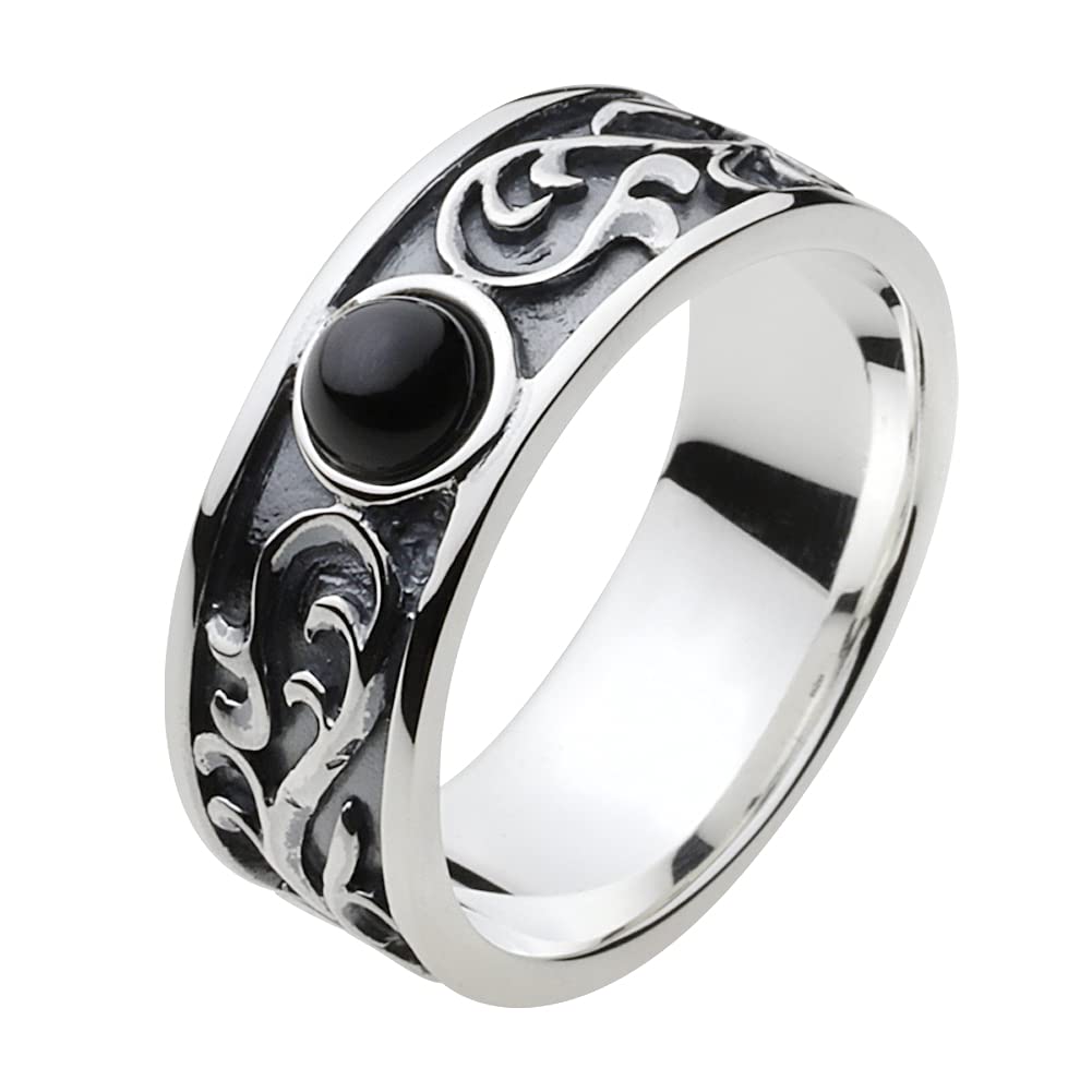 

Кольцо Arabesque Black Star, серебро 925 пробы fr0126 13 [Figmart] [Серебряные аксессуары] №
