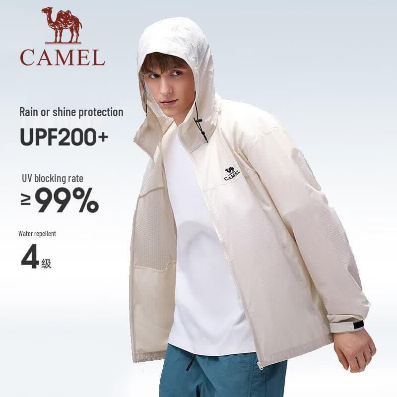 CAMEL Men s A16BATR172 Hooded Sun Protection Jacket 3XL