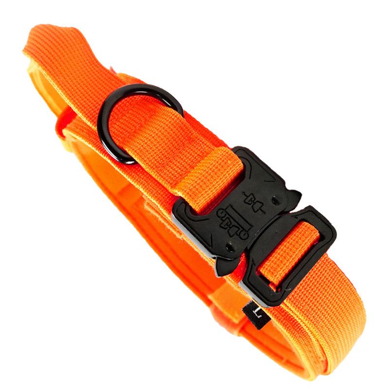 Tactical Dog Collar for Large & Medium Dogs - Thick, Non-Choking Military Design