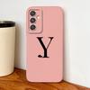 Custodia Per Samsung Galaxy A15 A25 A35 A55 Lettere Semplici Cover per Telefono Silicone Liquido Protezione Completa Alta Qualità Cover Posteriore Morbida