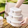 Talos Crisper Box, with Divided Compartments, Leakproof Seal Food Storage Container, for Baby Meals Fruits And Picnic Snacks