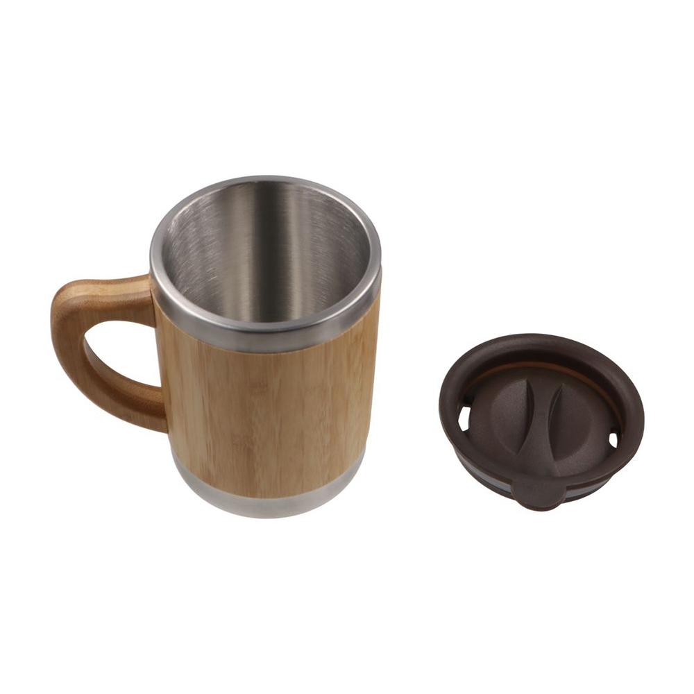 Bamboo Thermos Insulated Mug 350/450ml Office Cup Retirement Gift Travel Cup  Office