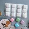 New Square Mousse Cake Mold  Fat Bombs Chocolate Candy Caramel Silicone Mould Dessert Stone Pastry Baking Tool Ice Cube Tray