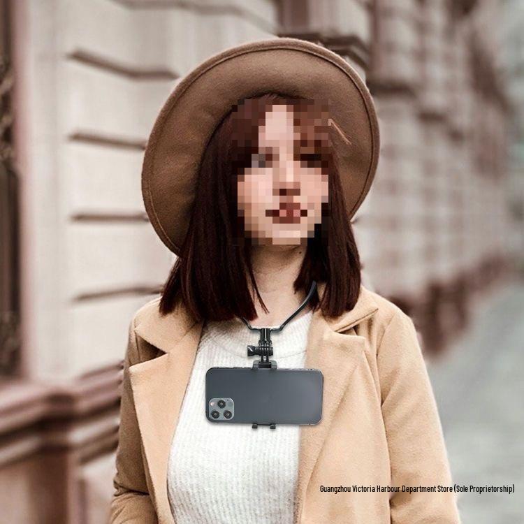 Universal Pull-out Style Neck Collar Selfie Car Mount