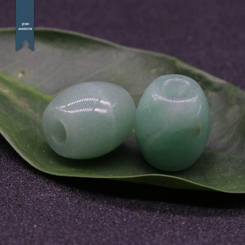 

326-Large Hole Crystal Agate Jade Barrel Beads, 16×18mm, 5mm Hole, Jewelry Accessories