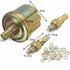 12V Universal 52mm Triple Kit Oil Temp Water Temp Temperature Oil Pressure Sensor Car Meter