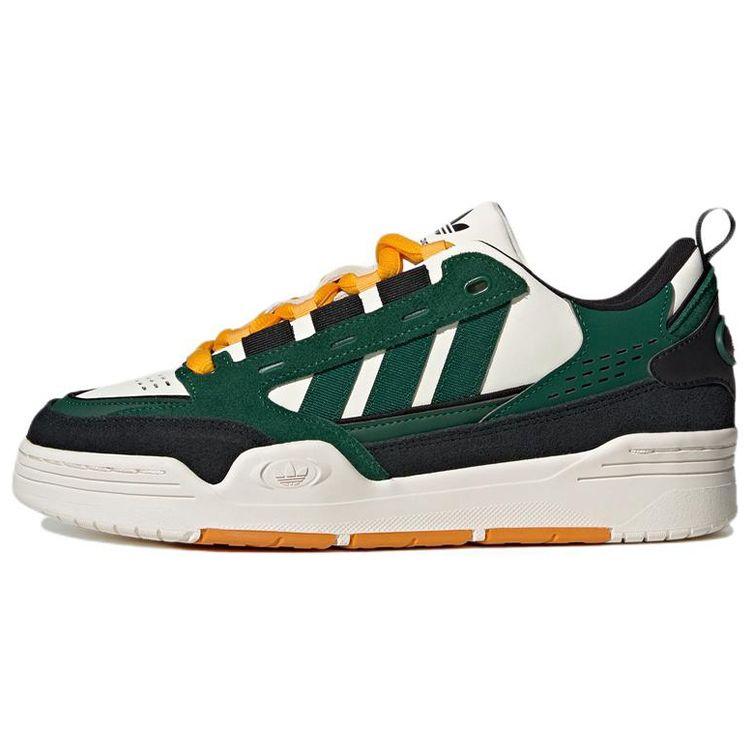 Adidas Originals Adi2000 Comfortable Non-Slip Durable Low-Top Skate Shoes Unisex Sneakers White Green HQ6337