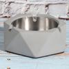 Nordic   Geometric Cement Ashtray Cigarette Ashes Tray Holder for Home Living Room