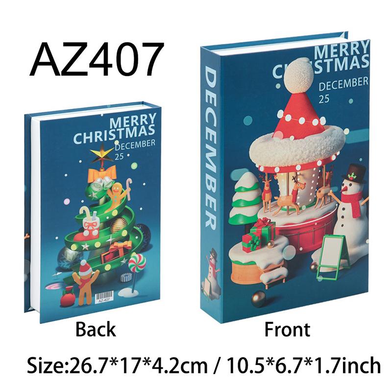 Seria Świąteczna Dekoracja Fałszywych Książek Estetyka Pokoju Dziennego Rekwizyty Dekoracje Książek Wnętrze Ozdoby na Stolik Kawowy Dodatkowe