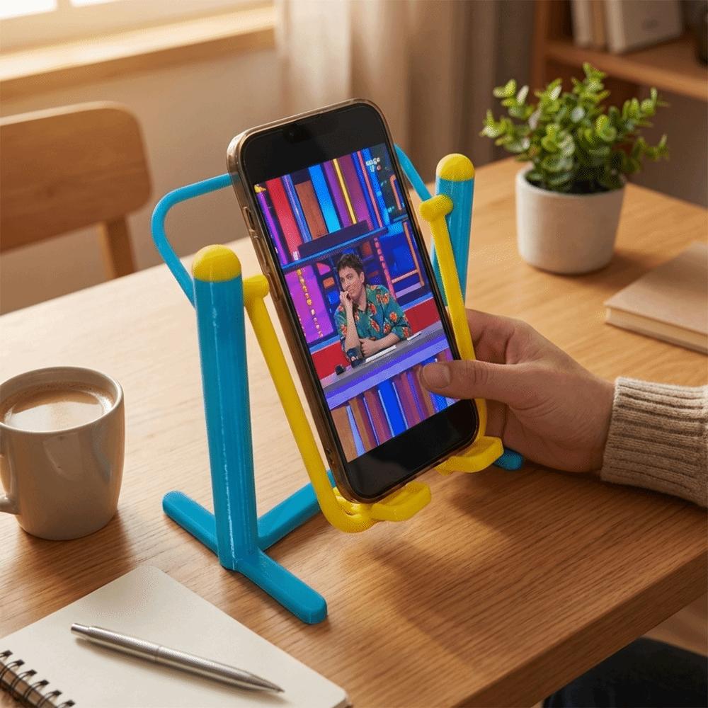 Creative Design Mobile Phone Holder Stable Design Desktop Display Stand Lazy People Use