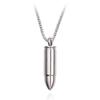 European and American Men's Domineering Pendant Bullet Head Can Open Necklace Jewelry Sweater Chain