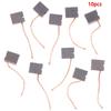 10Pcs Dual Engine Brake Pump Accumulator Carbon Brushes 5.5*11*13Mm Carbon Brush With Cable Fit For Car