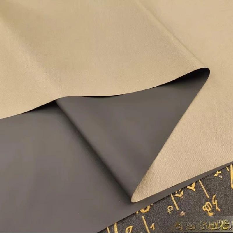 210D Silver Coated Cloth Sunscreen Thin Oxford Waterproof Fabric 180T Black Glue By The Meter for Raincoat Umbrella Tent Sewing