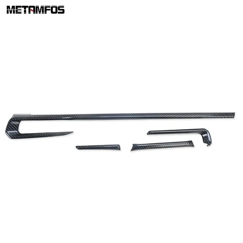For Mazda 3 M3 Axela - 2024 2025 Carbon Fiber Center Console Dashboard Air Condition Vent Outlet Cover Trim Accessories