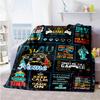 Gamepad Personalized Name Blanket Cozy Personalized Blanket Durable Comfort Perfect for Bedding Chair Nap Office Four Seasons Universal
