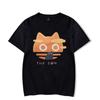 Summer Fans Cat Print Anime Funny Men's Woman's T-shirt Hip Hop Fashion Casual Large Y2K Couple's T-shirt Comfortable Clothing