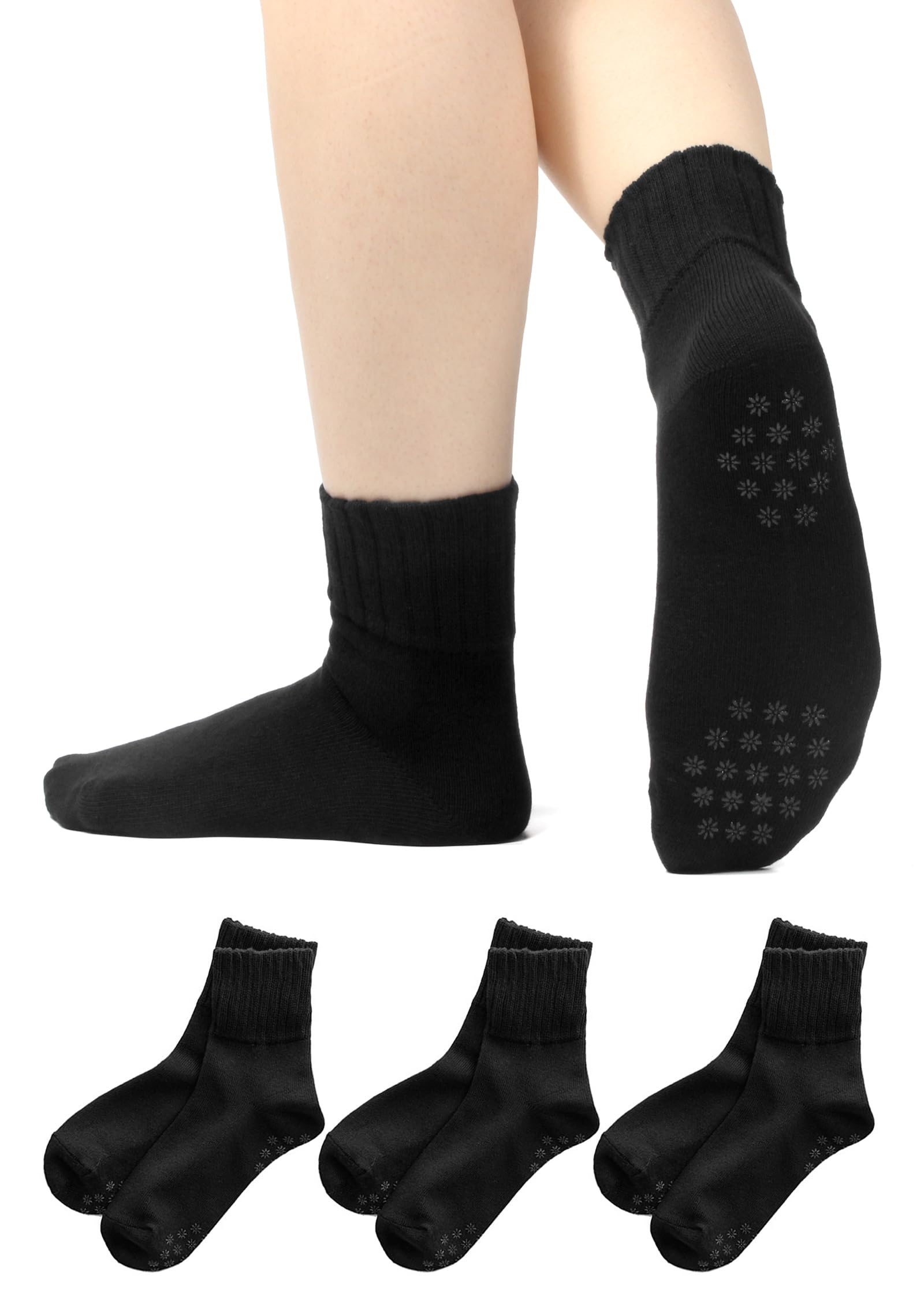 

это Носки Свободной Посадки и Сделанные в Японии в Наре, известном Органическом и Свободном Облегании вокруг Лодыжки 3 [Нога Счастлива] Женские Нескользящие Отверстия.