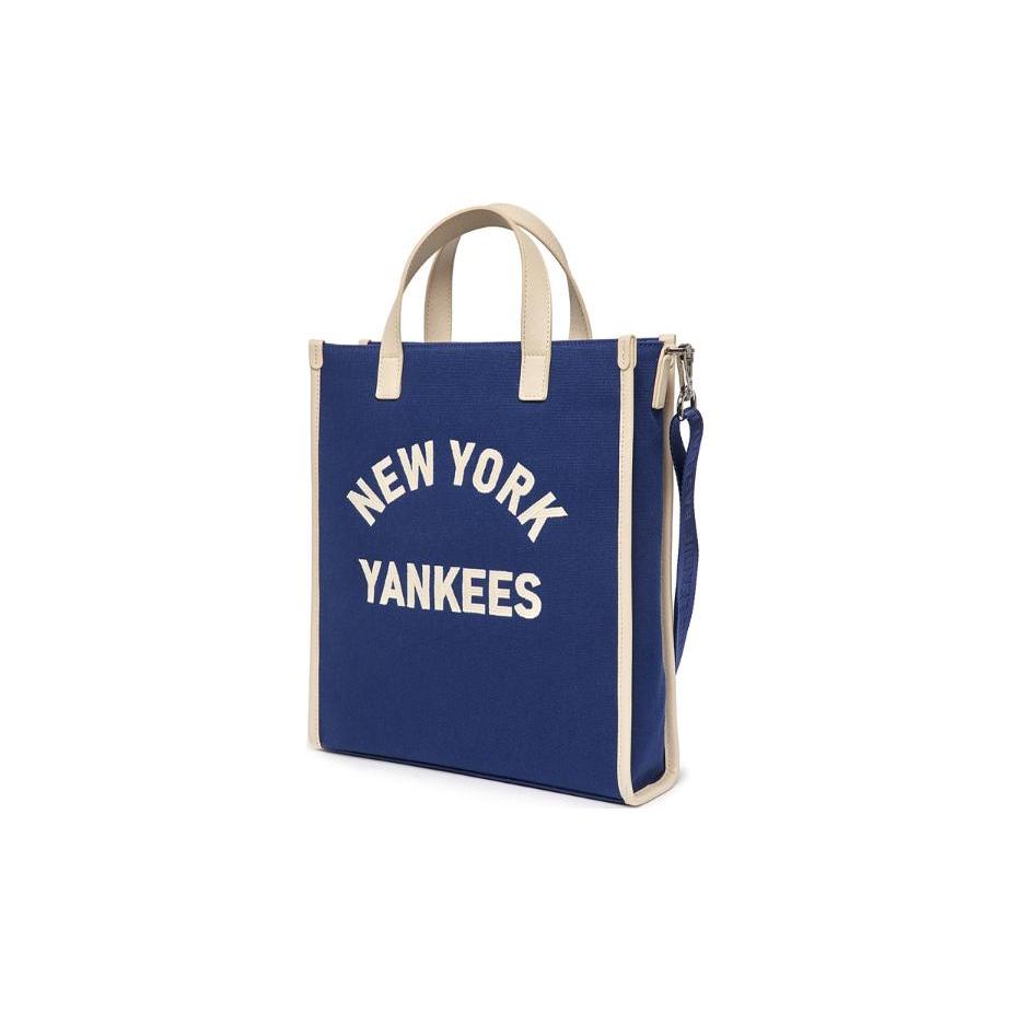 New MLB Nylon Tote Bag, Shopping Bag, Shoulder Bag, Crossbody Bag, Handbag Regular Unisex Blue 7ACRBV13N-50NYD